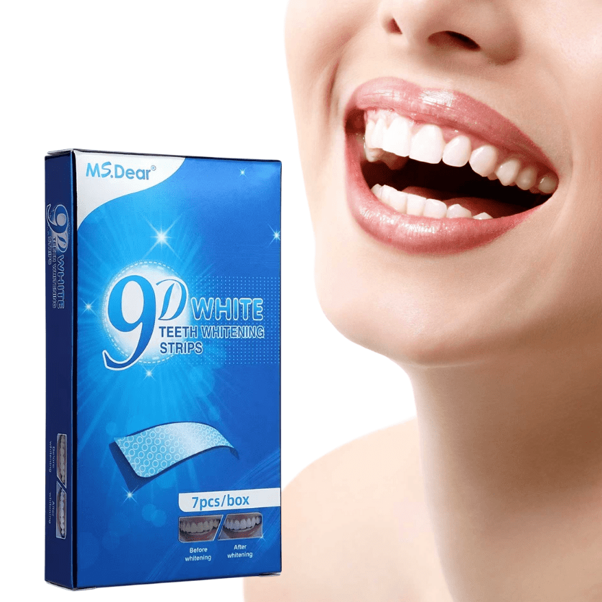 Adesivos de branqueamento de dentes 9D - Blanquify 